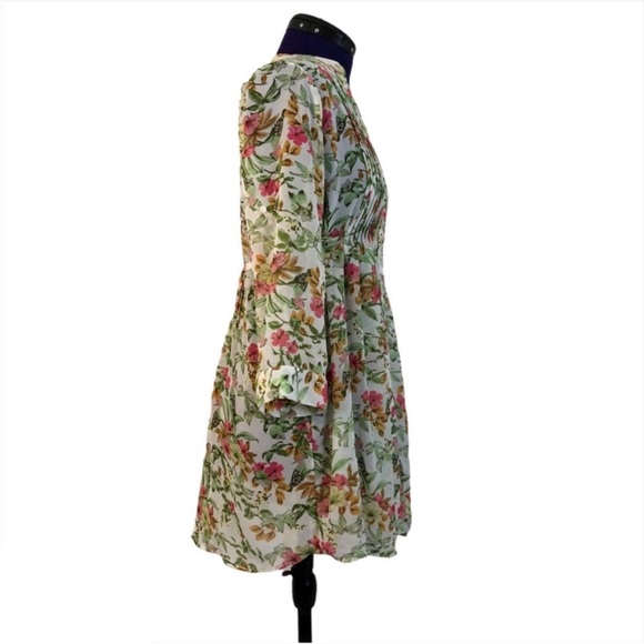 American Rag White Floral Long Sleeve Dress - Picture 4 of 13